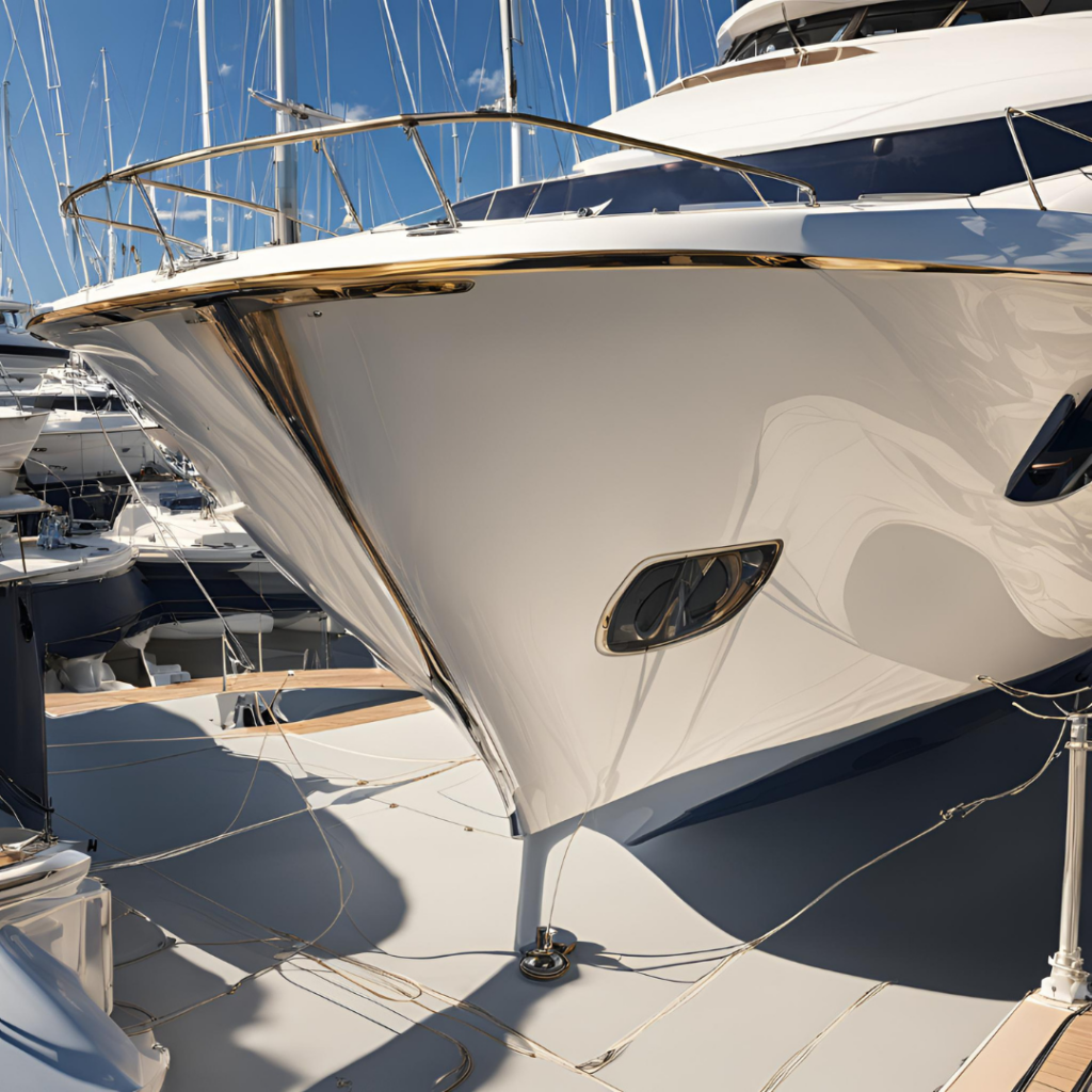 Yacht detailing and maintenance photo