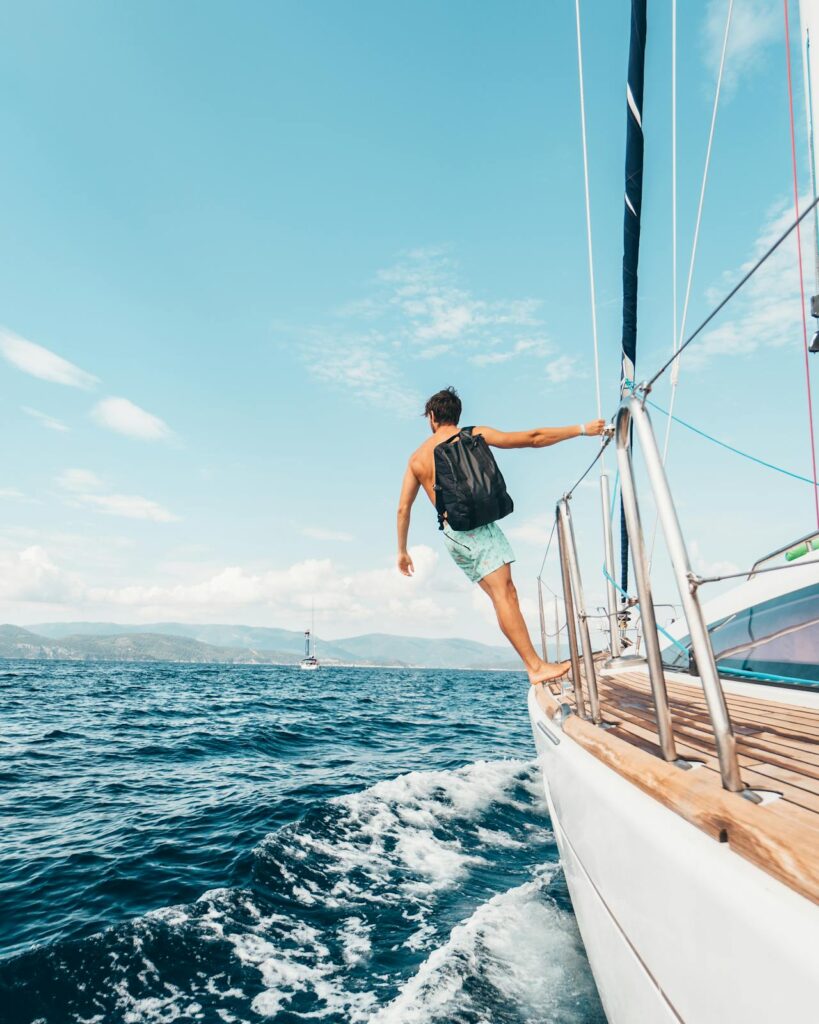 Relax On Yacht After Maintenance photo